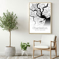 Charleston South Carolina City Map Poster - GroovyGrove