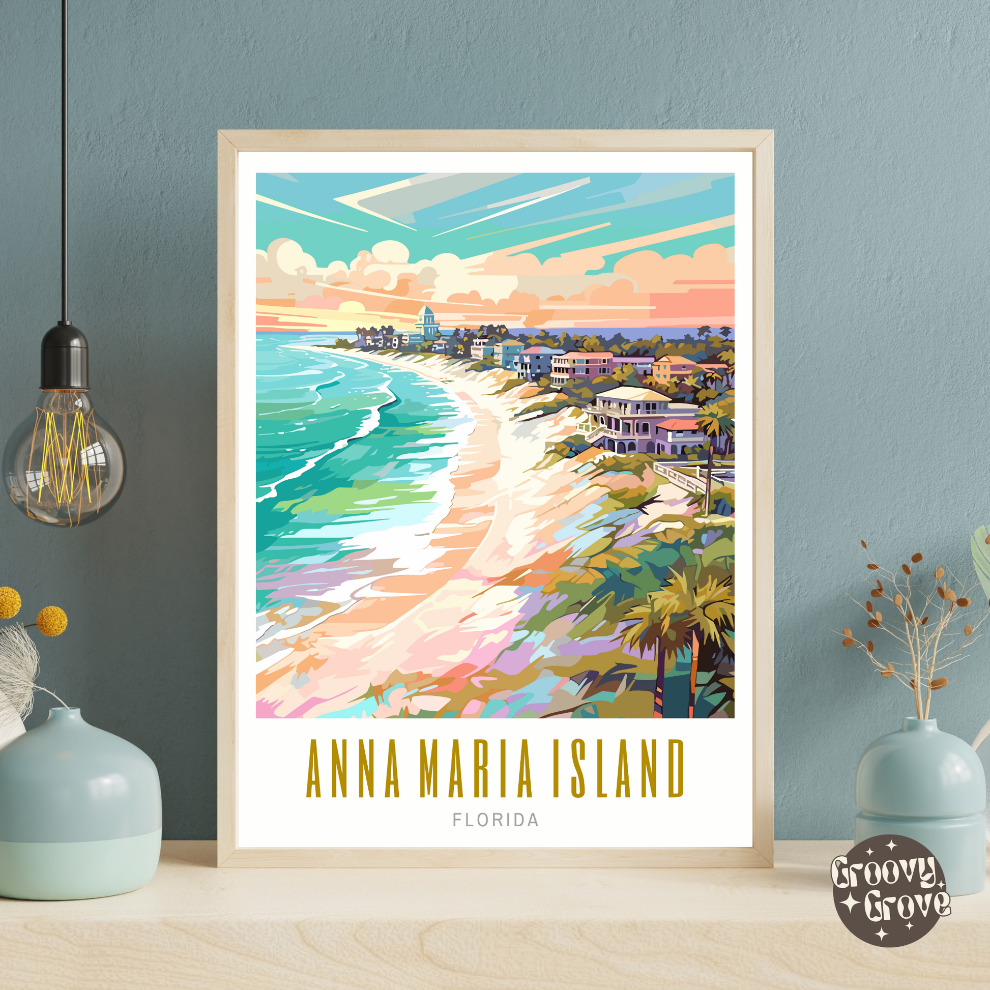 Anna Maria Island Florida Poster - GroovyGrove