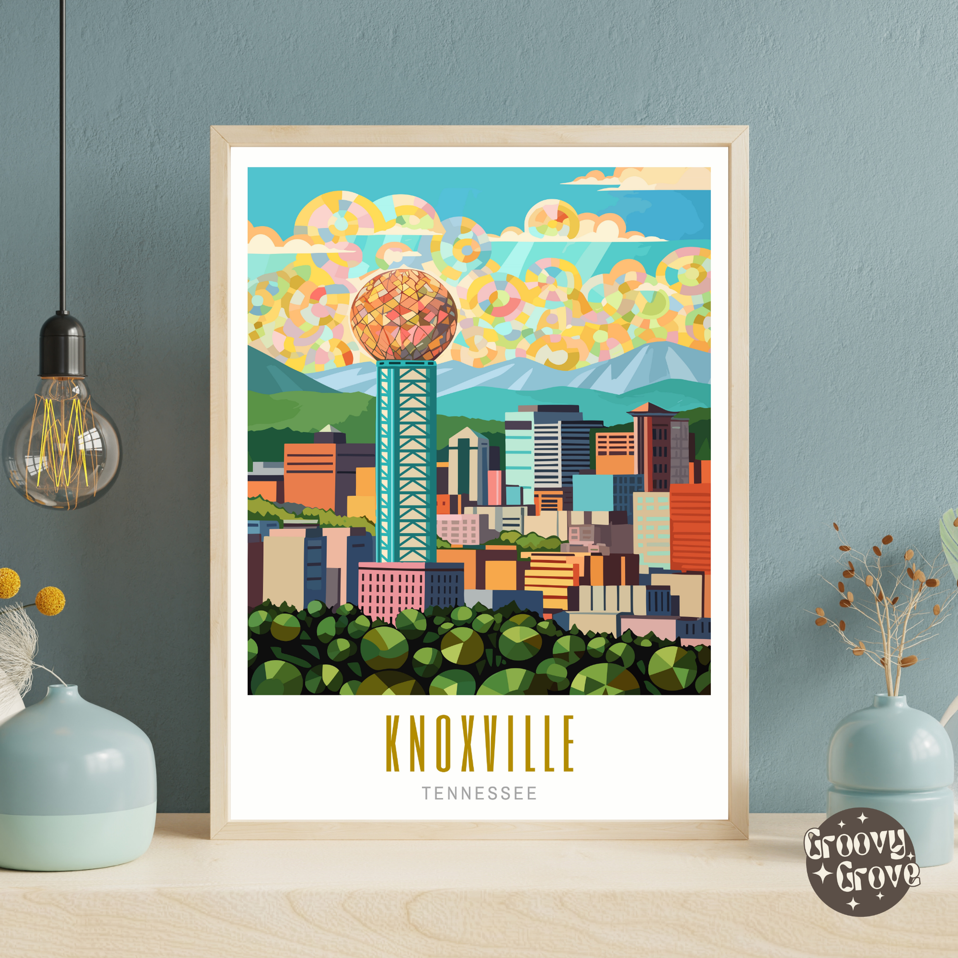 Knoxville Tennessee Poster - GroovyGrove