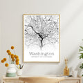 Washington D.C City Map Poster - GroovyGrove