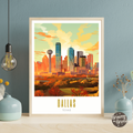 Dallas Texas Poster - GroovyGrove