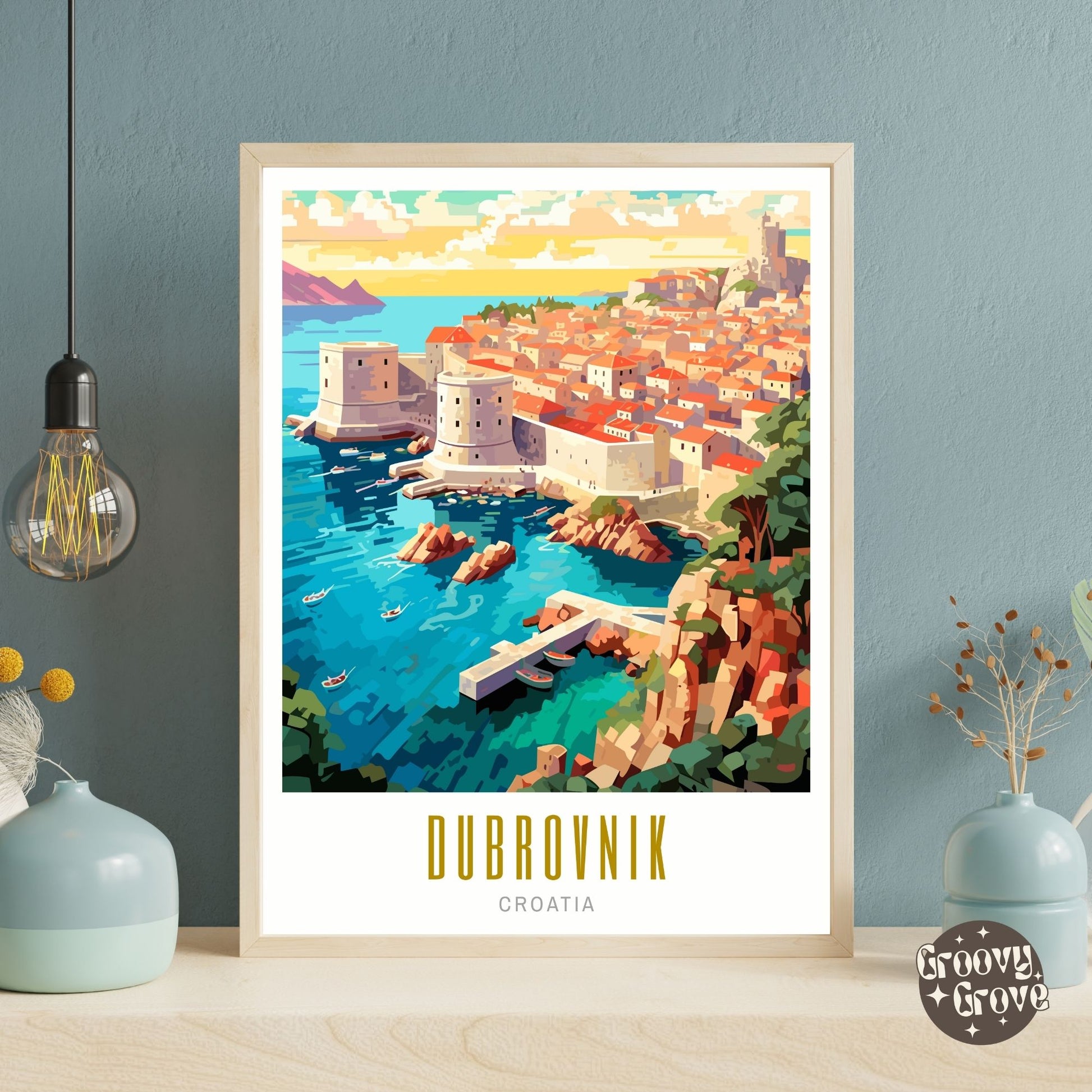 Dubrovnik Croatia Poster - GroovyGrove