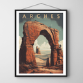 Arches National Park Vintage Poster - GroovyGrove