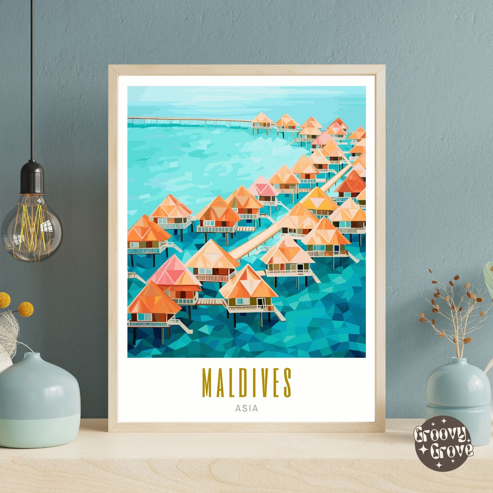 Maldives Poster - GroovyGrove