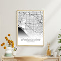 Westminster California City Map Poster - GroovyGrove