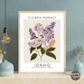 Idaho Flower Market Poster - GroovyGrove