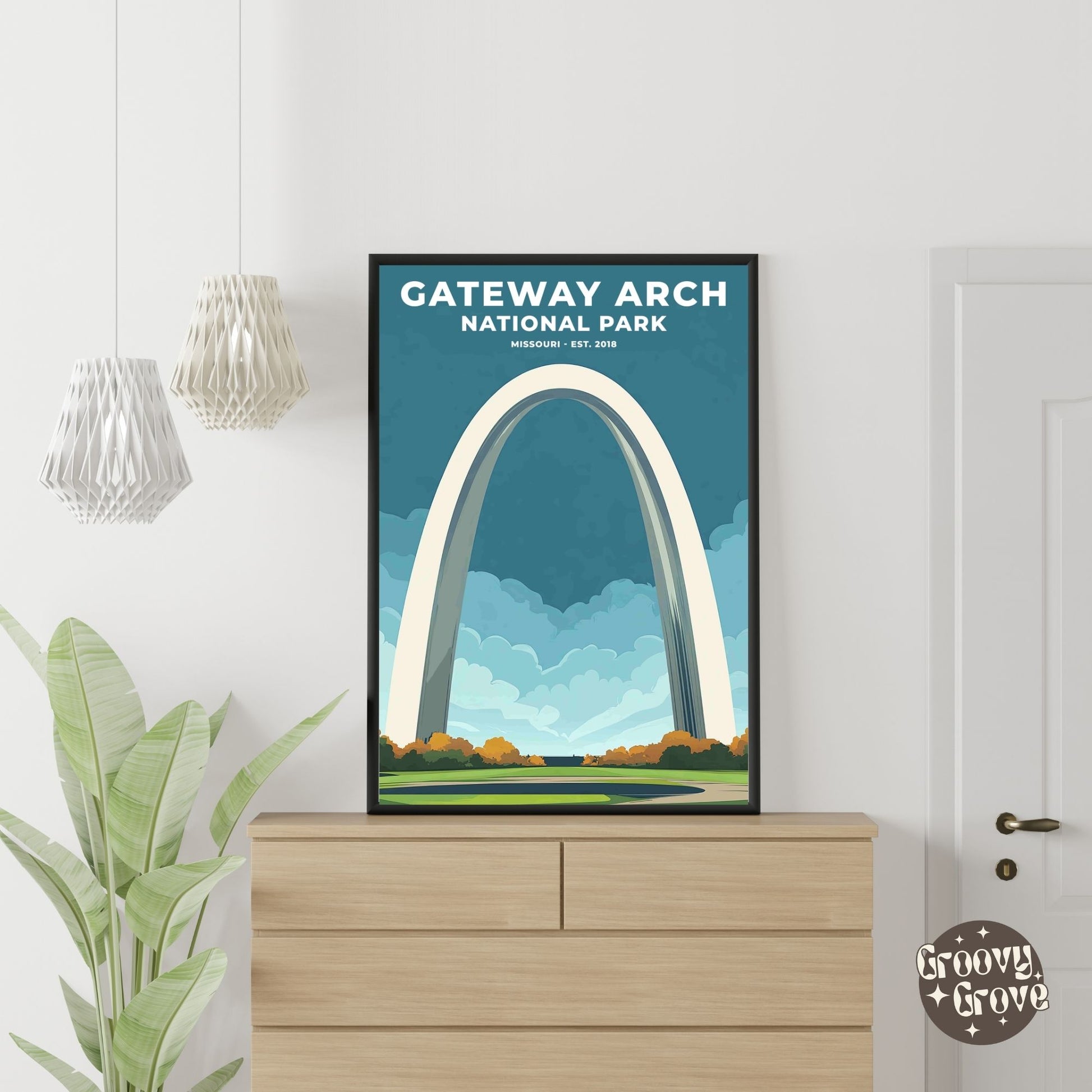 Gateway Arch National Park Poster - GroovyGrove