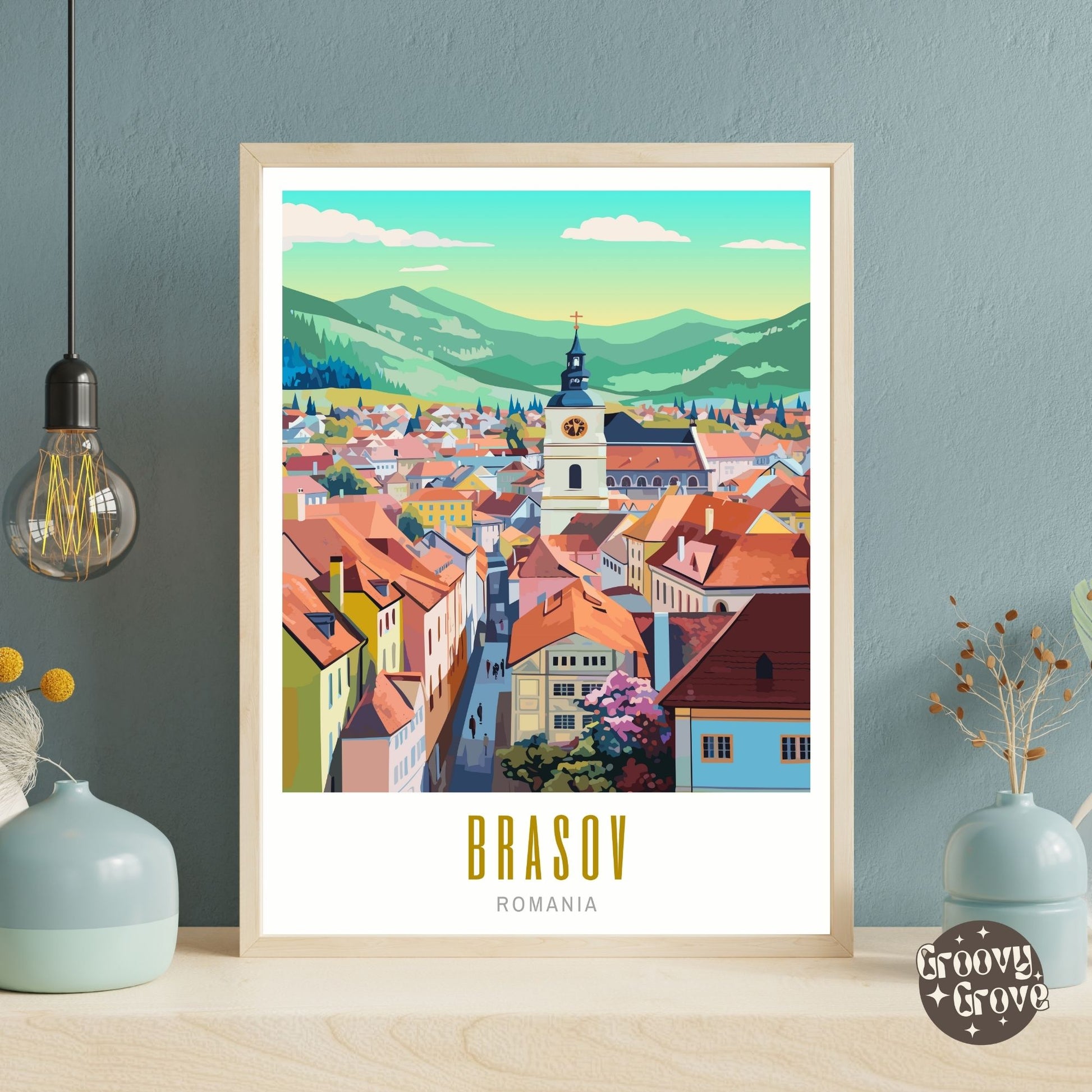 Brasov Romania Poster - GroovyGrove