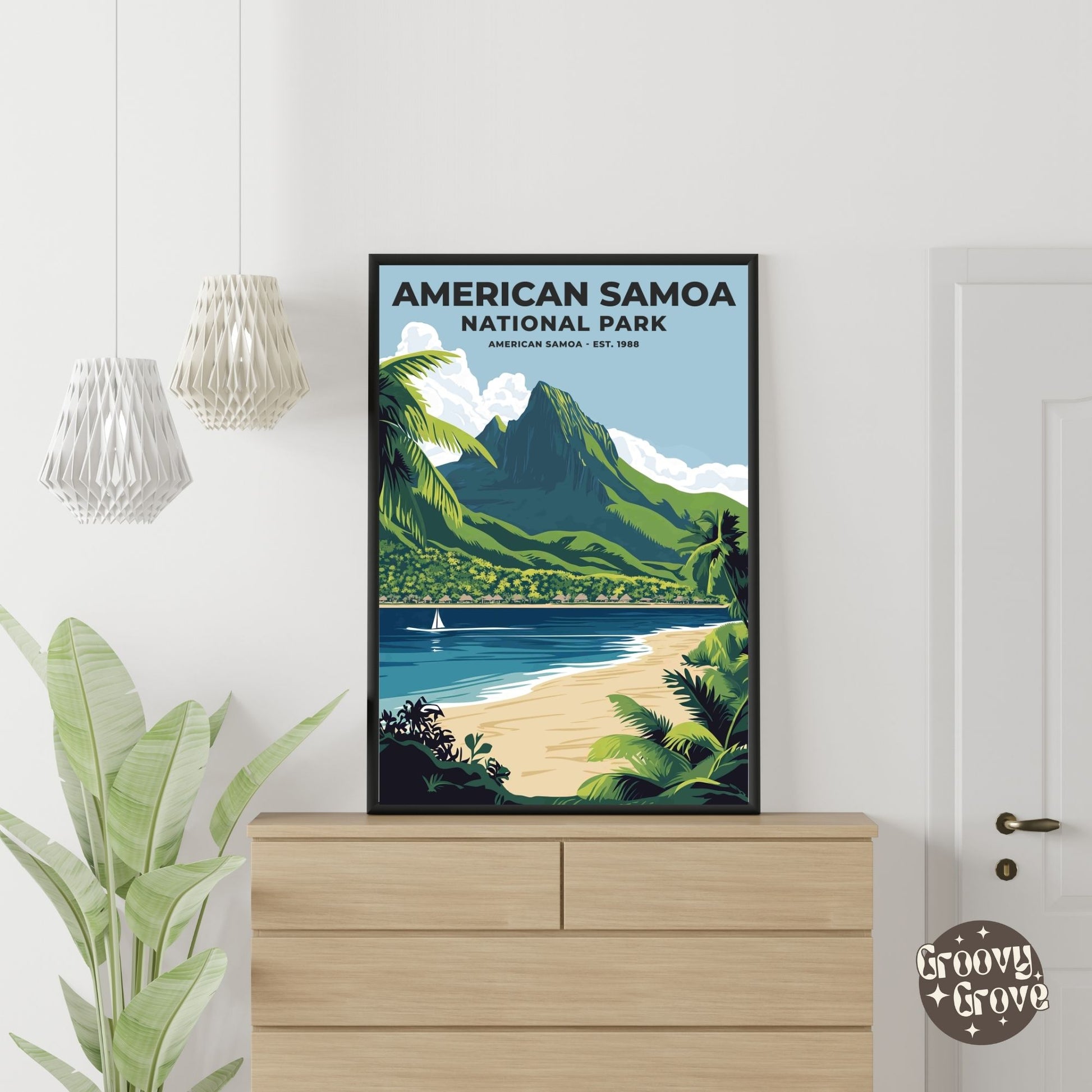 American Samoa National Park Poster - GroovyGrove