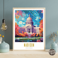 Madison Wisconsin Poster - GroovyGrove