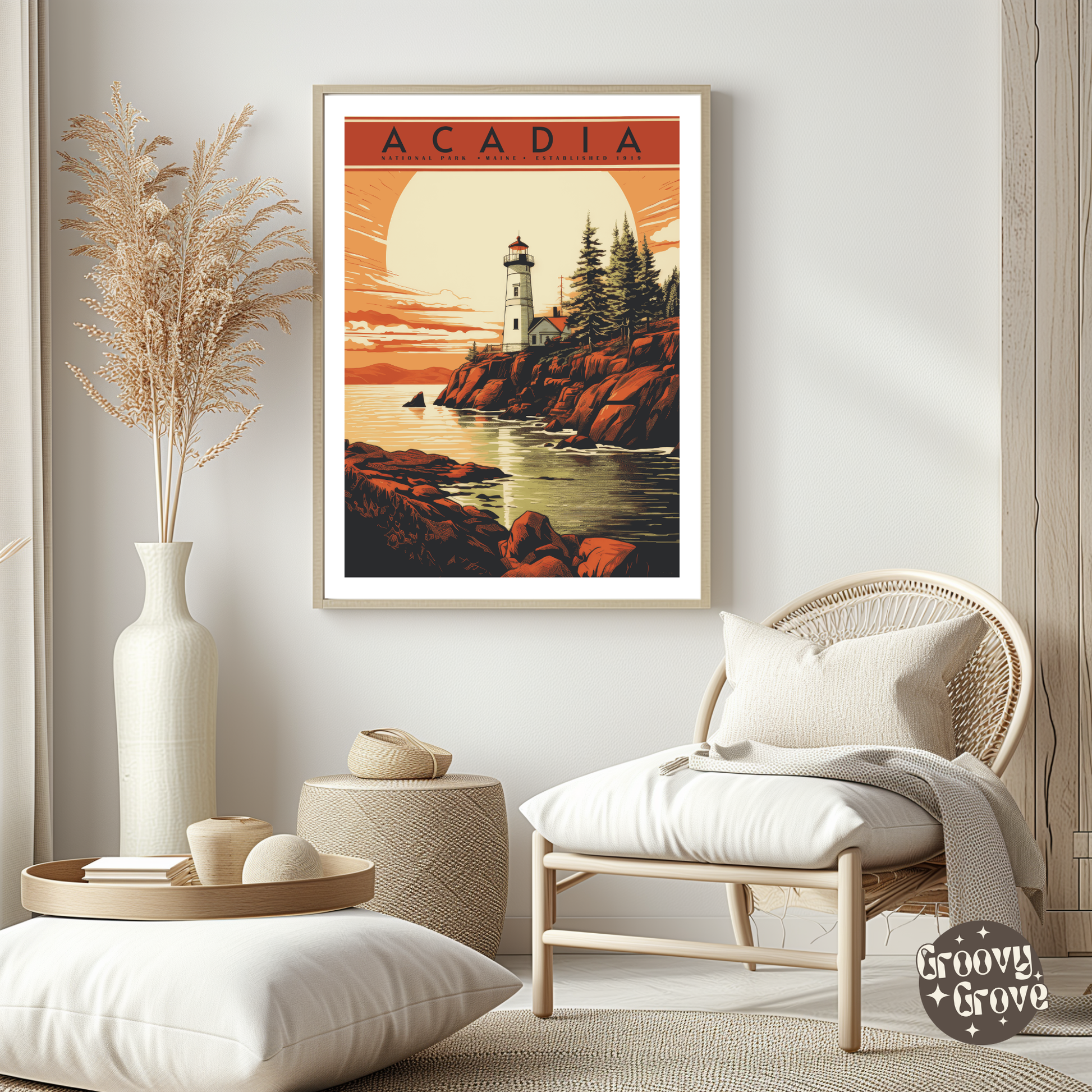 Acadia National Park Vintage Poster - GroovyGrove