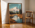 Lassen Volcanic National Park Retro Poster - GroovyGrove