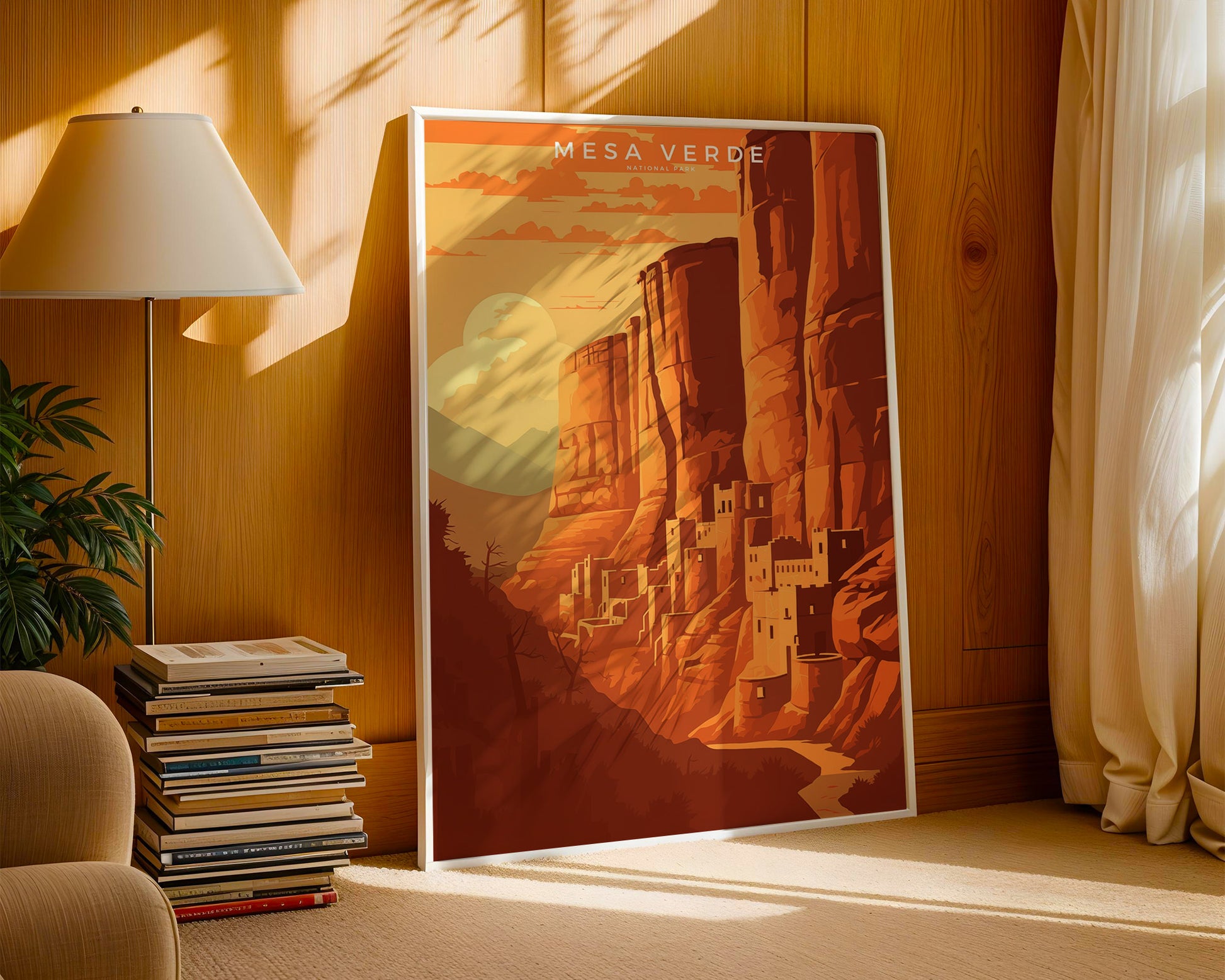 Mesa Verde National Park Retro Poster - GroovyGrove