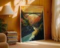 New River Gorge National Park Retro Poster - GroovyGrove