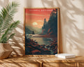 Olympic National Park Retro Poster - GroovyGrove