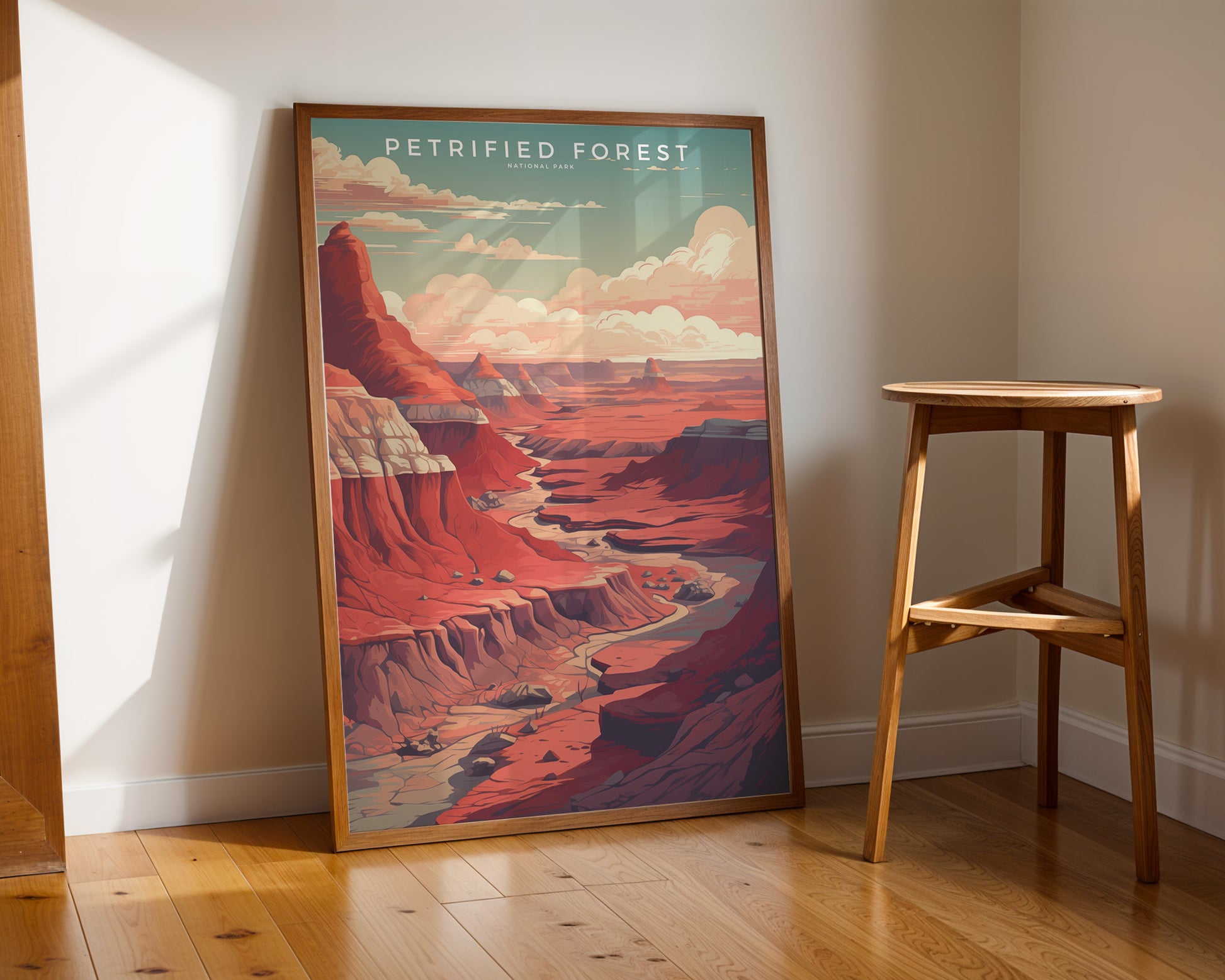 Petrified Forest National Park Retro Poster - GroovyGrove