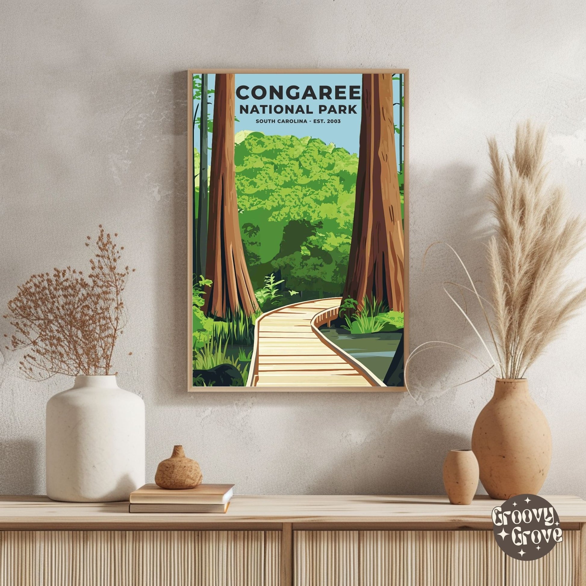 Congaree National Park Poster - GroovyGrove