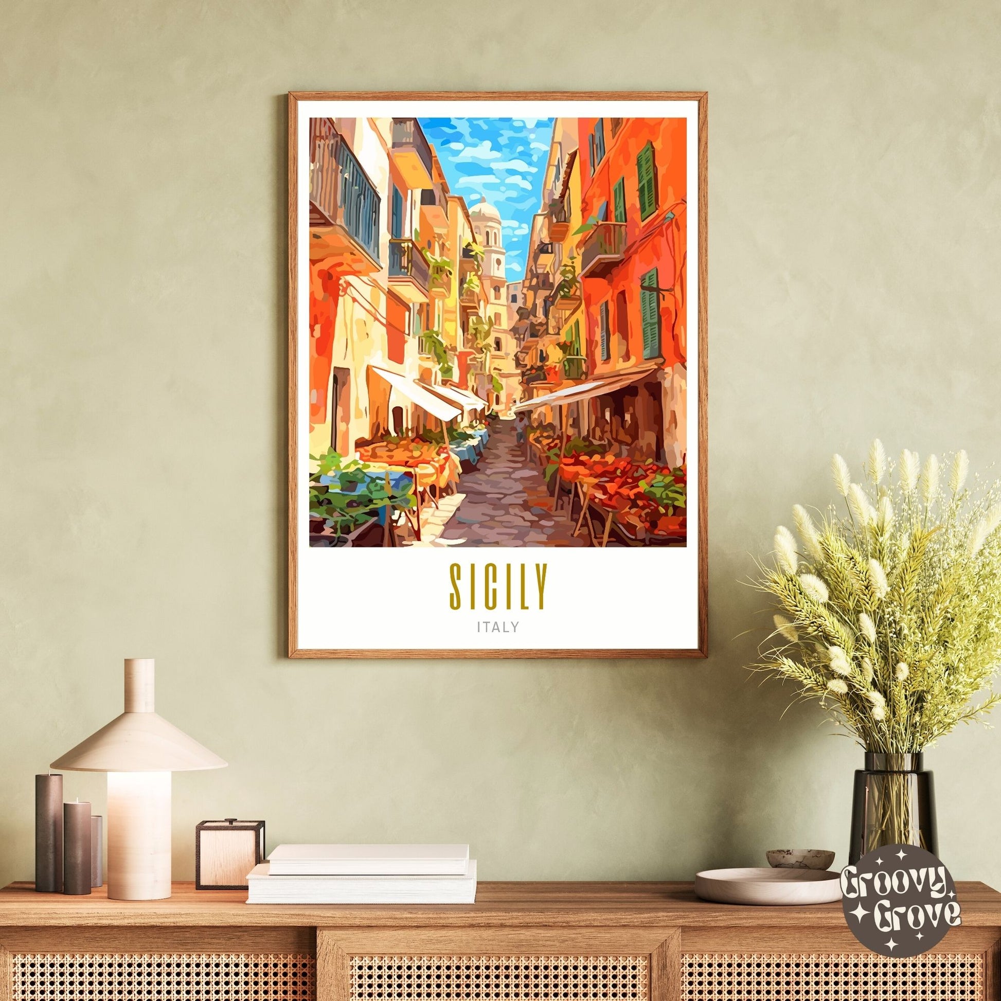 Sicily Italy Poster - GroovyGrove