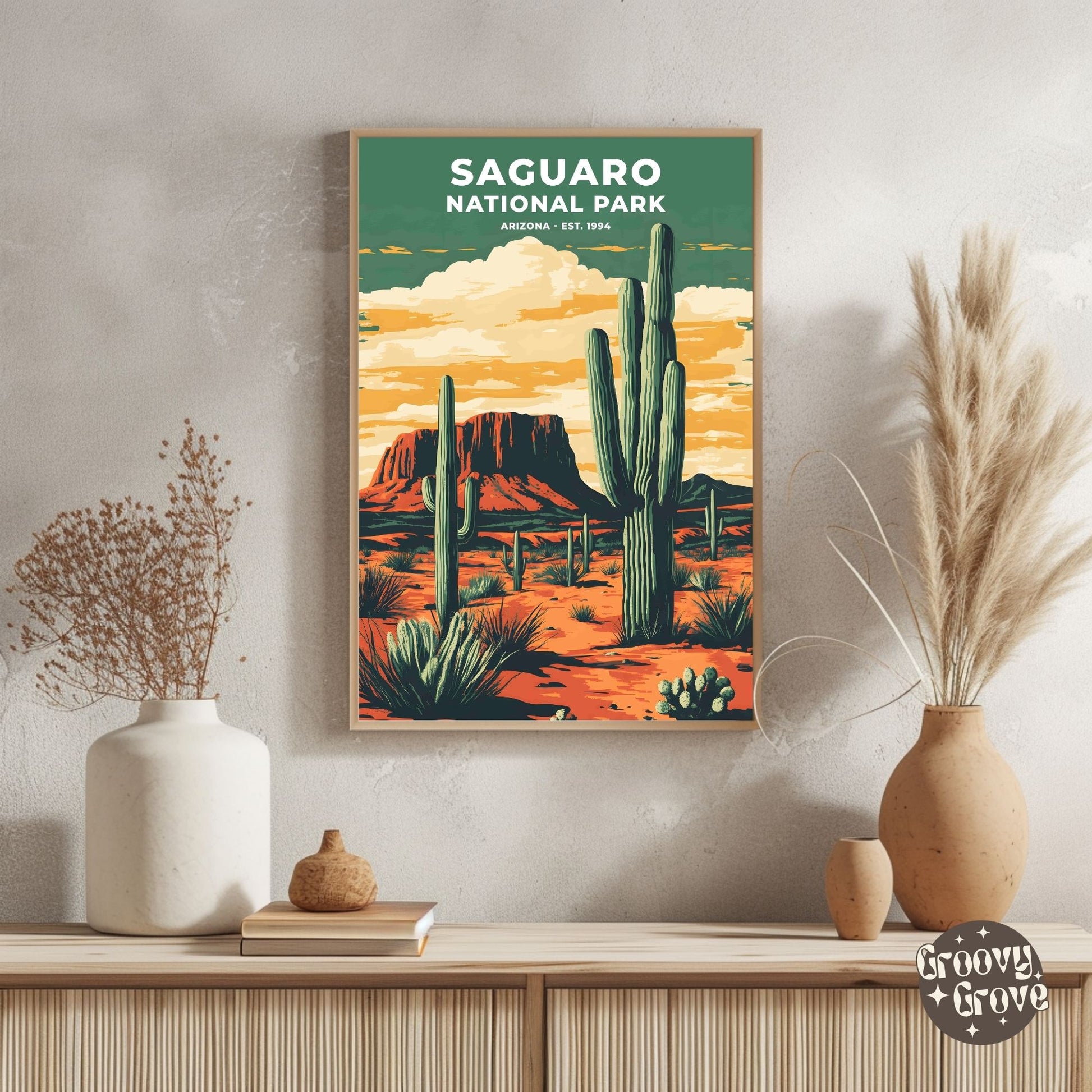 Saguaro National Park Poster - GroovyGrove