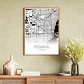 Hialeah Florida City Map Poster - GroovyGrove