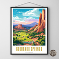 Colorado Springs Poster - GroovyGrove