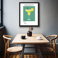 Margarita Retro Cocktail Poster - GroovyGrove