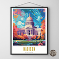 Madison Wisconsin Poster - GroovyGrove