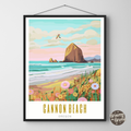 Cannon Beach Oregon Poster - GroovyGrove