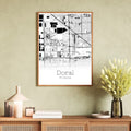 Doral Florida City Map Poster - GroovyGrove