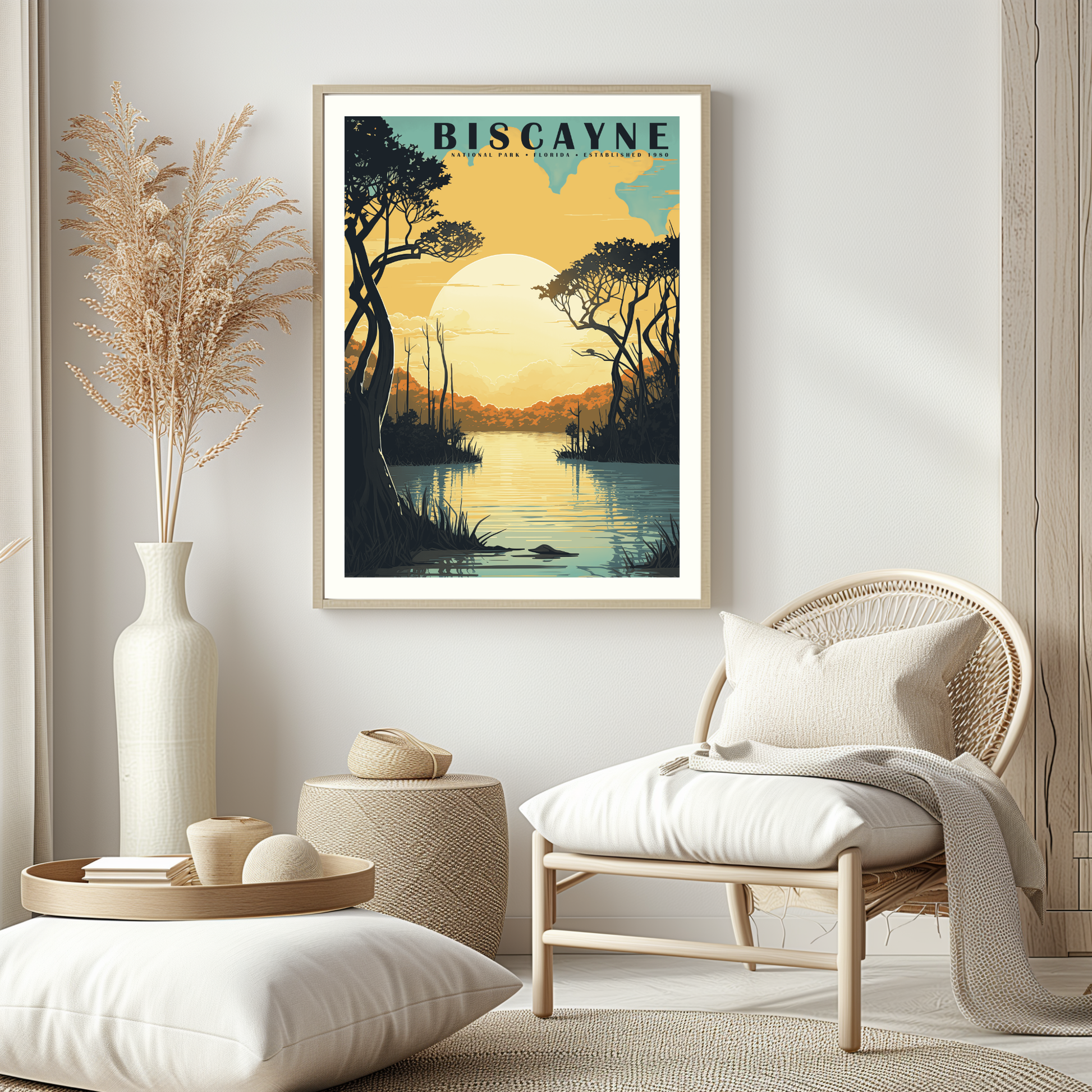 Biscayne National Park Vintage Poster - GroovyGrove