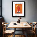 Singapore Sling Retro Cocktail Poster - GroovyGrove