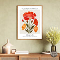 Ohio Flower Market Poster - GroovyGrove