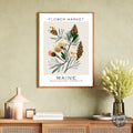 Maine Flower Market Poster - GroovyGrove