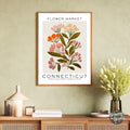 Connecticut Flower Market Poster - GroovyGrove