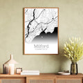 Milford Connecticut City Map Poster - GroovyGrove