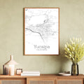 Yucaipa California City Map Poster - GroovyGrove