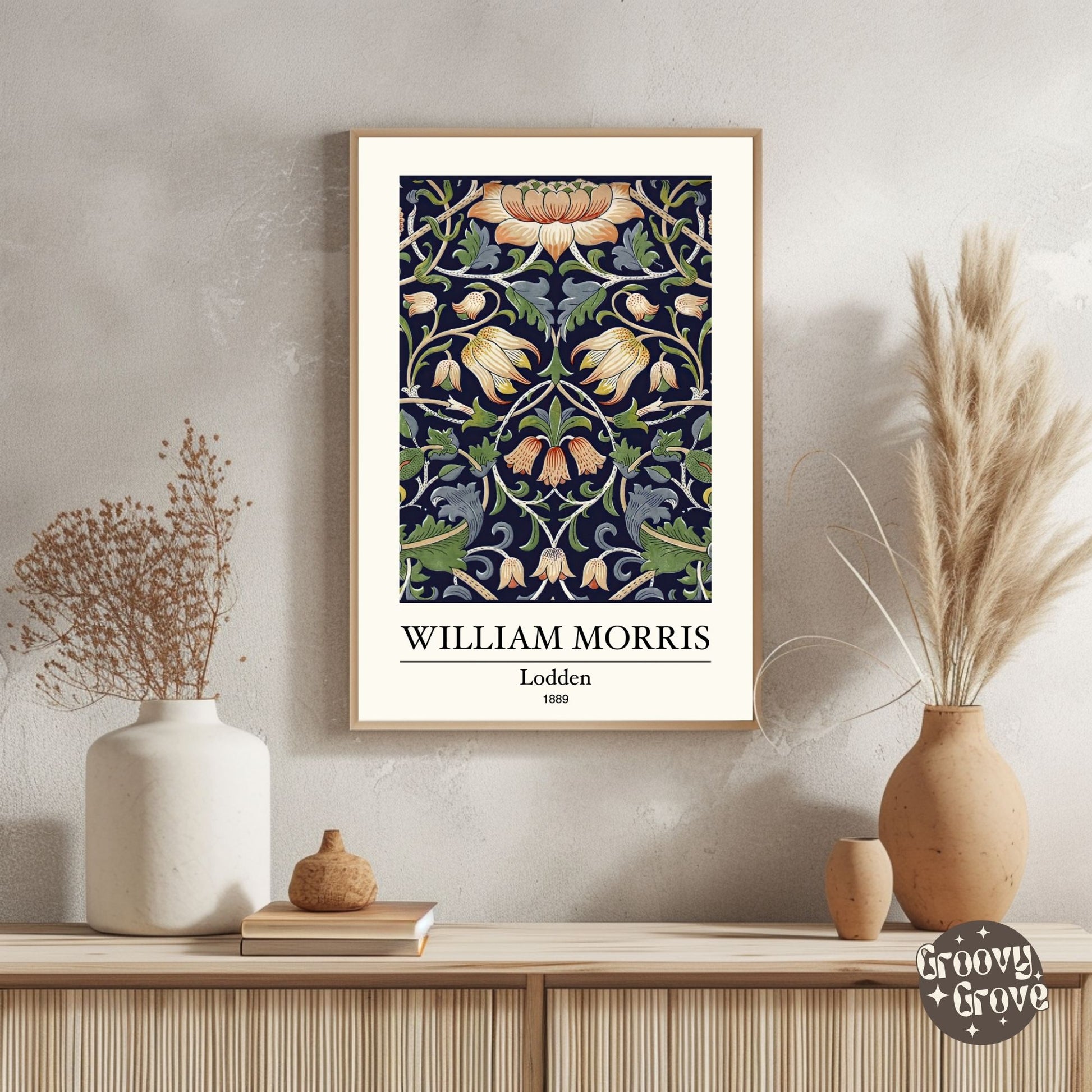 Lodden 1889 William Morris Poster - GroovyGrove