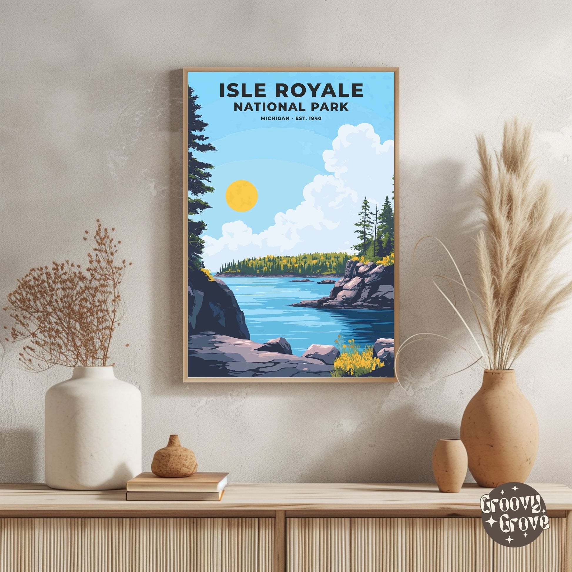 Isle Royale National Park Poster - GroovyGrove