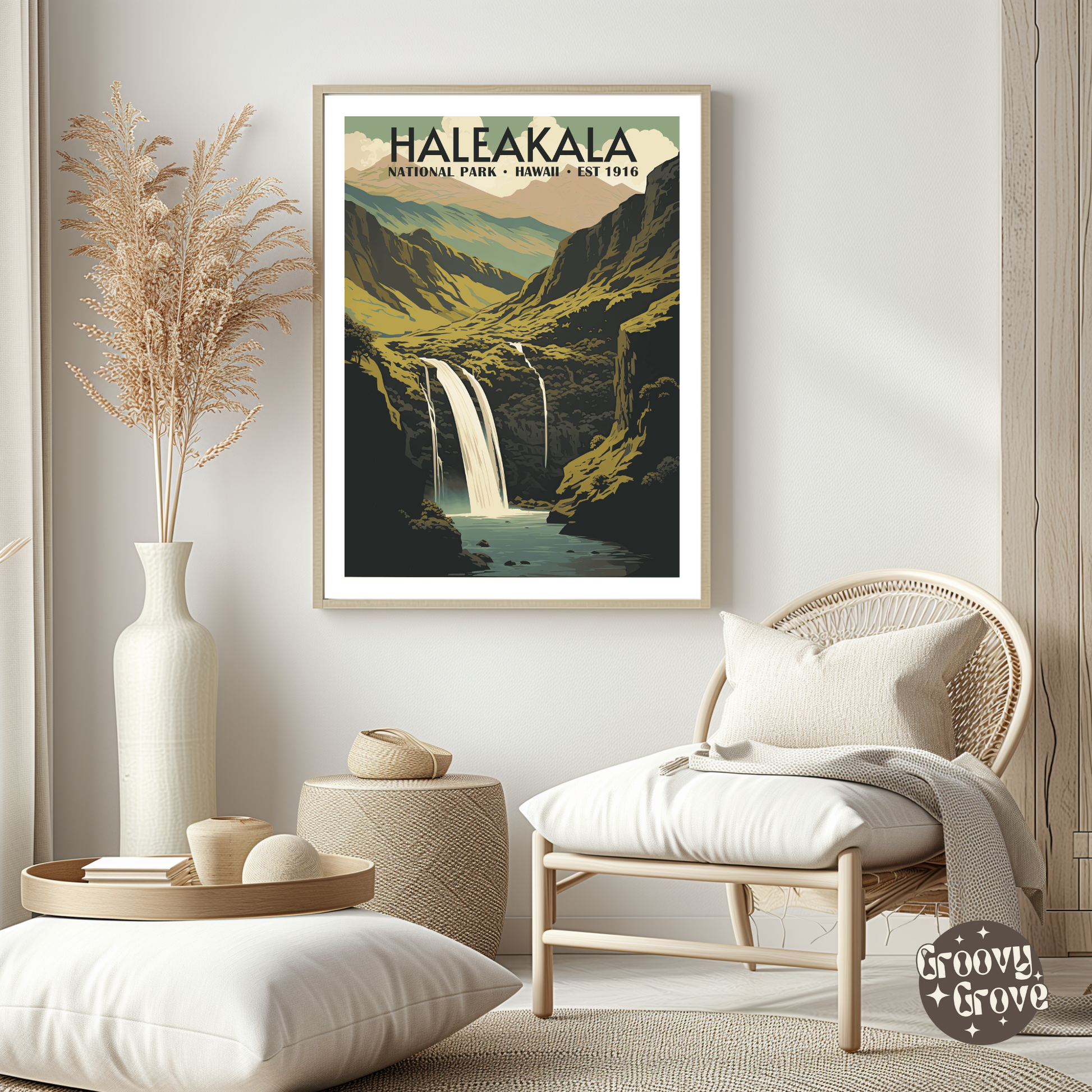 Haleakalā National Park Vintage Poster - GroovyGrove