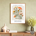 Nevada Flower Market Poster - GroovyGrove