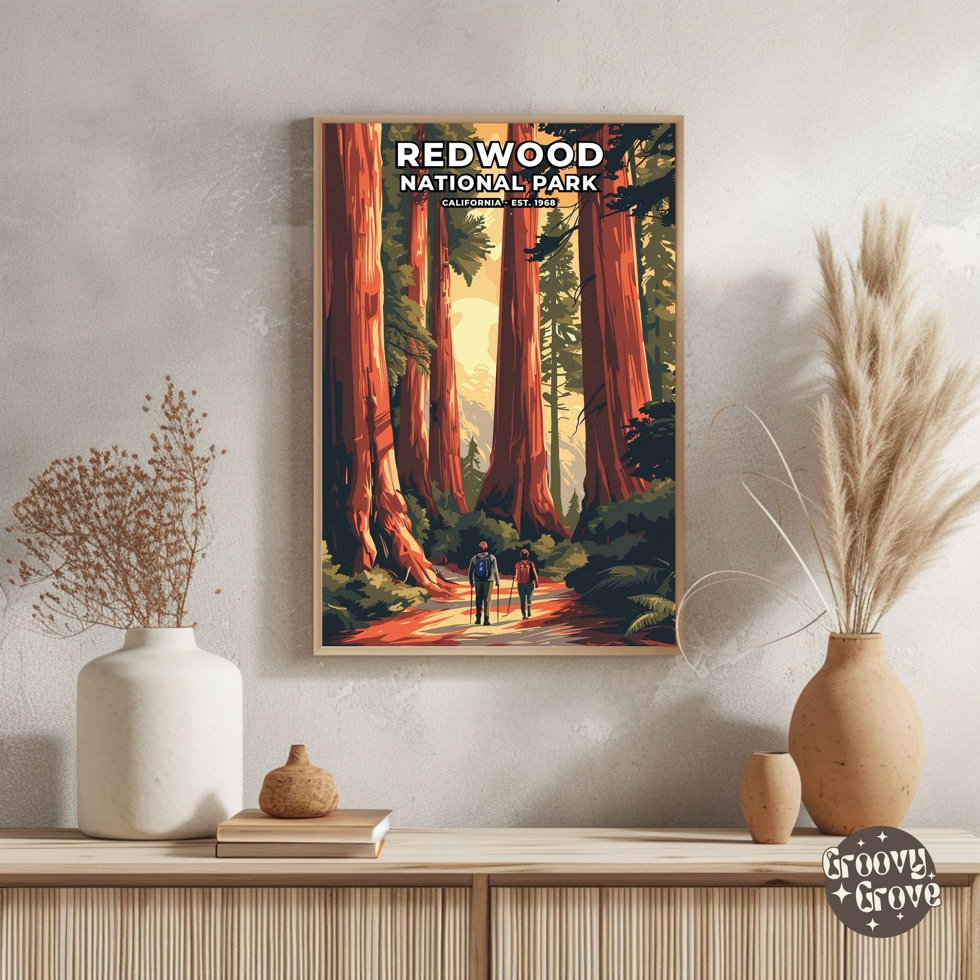 Redwood National Park Poster - GroovyGrove