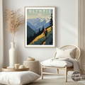 Olympic National Park Vintage Poster - GroovyGrove