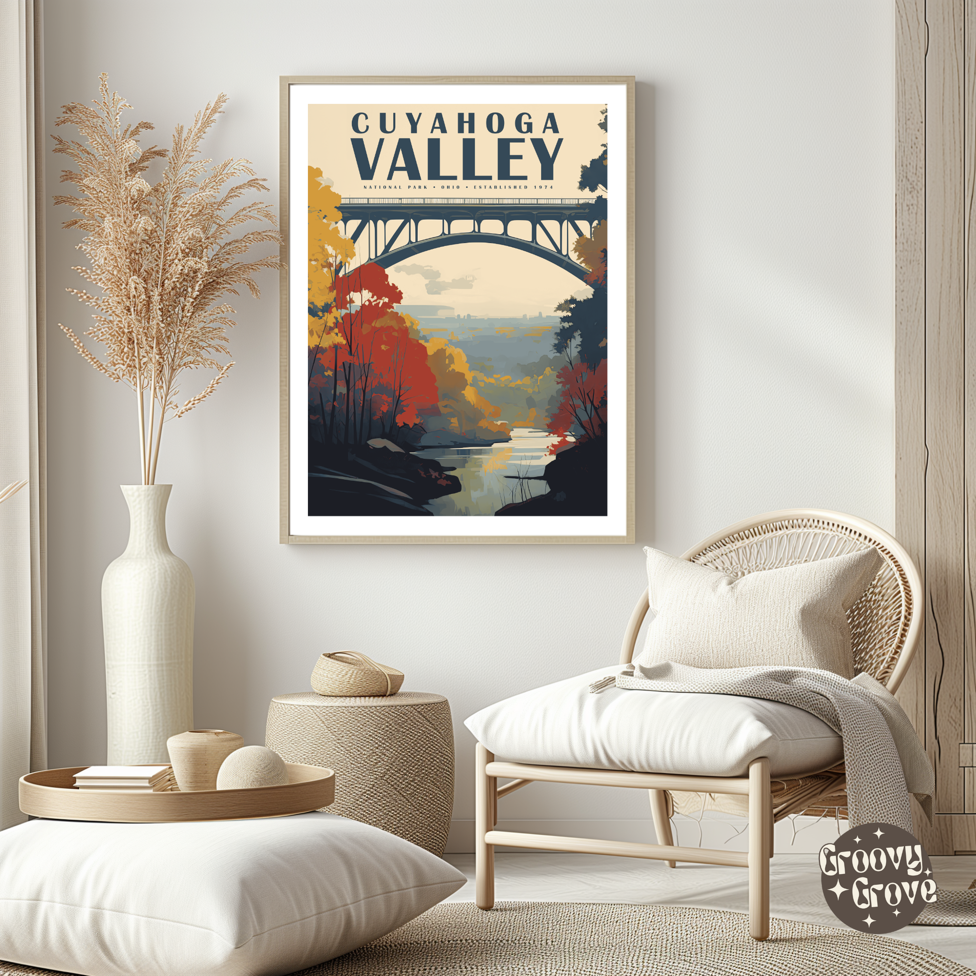 Cuyahoga Valley National Park Vintage Poster - GroovyGrove