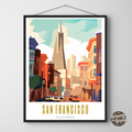 San Francisco California Poster - GroovyGrove