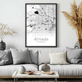 Arvada Colorado City Map Poster - GroovyGrove