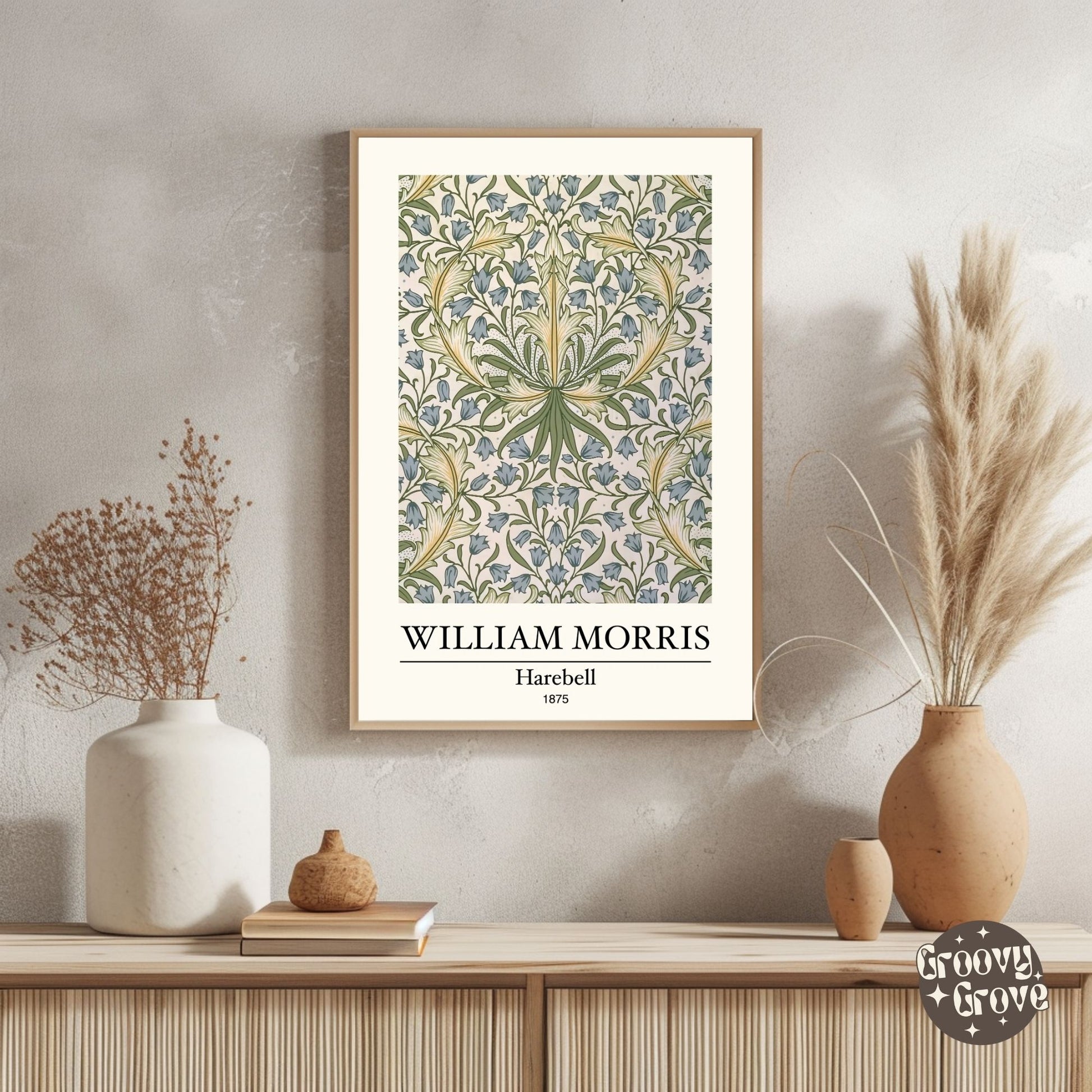 Harebell 1875 William Morris Poster - GroovyGrove