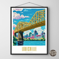 Louisville Kentucky Poster - GroovyGrove