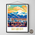 Salt Lake City Utah Poster - GroovyGrove