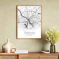 Trenton New Jersey City Map Poster - GroovyGrove