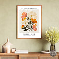 Virginia Flower Market Poster - GroovyGrove